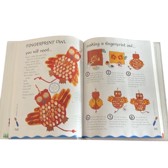 Great Stuff 100 Fun Projects For Kids Hardcover Vintage Book Arts & Crafts - Picture 5 of 5